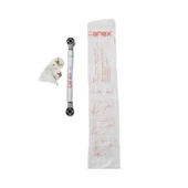 Düşer kapak Gazlı Amortisör  | 80 N Kuvvet || Gümüş Kaplama Çelik | 2 ADET thumbnail 1