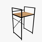 Banyo Rafı Çamaşır ve Kurutma Makinesi Dolabı Çam 1623 - 4