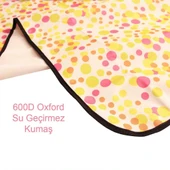 Piknik Kamp Örtüsü - Su Geçirmez - Madfox Skyloft - Green Polka Dot - 546253 - 4