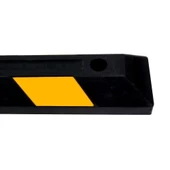 Kauçuk Araç Stoperi – 183x15x10 cm | 10'lu Dayanıklı Otopark Seti thumbnail 3