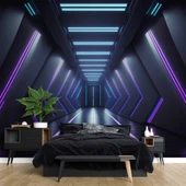 3D Derinlik Modern Koridor Duvar Kağıdı Baskı thumbnail 2