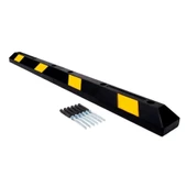 Kauçuk Araç Stoperi – 183x15x10 cm | 10'lu Dayanıklı Otopark Seti thumbnail 2