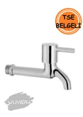 Wuvera TSE Belgeli Aç/Kapa Musluk – 1/2” Dişli Duvar Bağlantılı Pirinç Gövde - 2