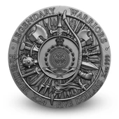 AgaKulche Cengiz Han Altın Kaplama Gümüş Sikke Coin thumbnail 2