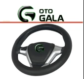 DİREKSİYON KILIFI GEÇMELİ MİNİBUS 42 CM NOKTALI SİYAH - 2