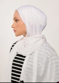 HOUSE OFMODEST- BEYAZ PENYE BONE ŞAL - 1