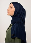 HOUSE OF MODEST- LACİVERT PENYE BONE ŞAL - 4