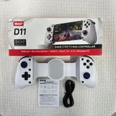 Ozmik BSP D11 Gamepad tetik Soğutma Oyun Denetleyicisi joystick PS Android IOS Beyaz - 3