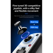 Ozmik BSP D11 Gamepad tetik Soğutma Oyun Denetleyicisi joystick PS Android IOS Beyaz - 5
