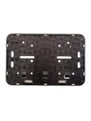 Çerçeveli Motor Plakalık Plaka Altlığı Beyaz 17x26 cm - 2