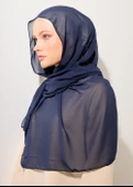 HOUSE OF MODEST- LACİVERT ŞİFON ŞAL - 3
