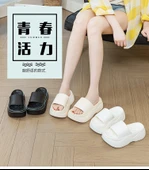 Kadın Platform Terlik - Kalın Tabanlı - Yüksek Topuklu (Beyaz) thumbnail 10