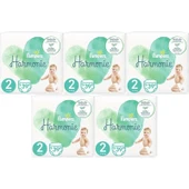 Prima Pampers Harmonie Bebek Bezi Beden:2 (4-8KG) Mini 195 Adet Mega Ultra Fırsat Pk thumbnail 1