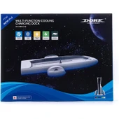 PS5 Slim için Wigearss Dikey Stand Soğutma Fanları 3 Seviyede Ayarlanabilir Fanlı Çok İşlevli Stand - 8