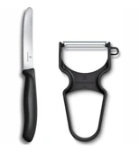 Victorinox 6.7113.23 Soyacak ve Sofra Bıçağı Seti, 2li Set Siyah thumbnail 1