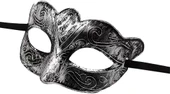 Maskeli Balo Antik Gri Gümüş Eskitilmiş Maske Balo Venedik - 3