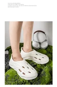 Unisex Yazlık Terlik Sandalet (Beyaz-1) - 8
