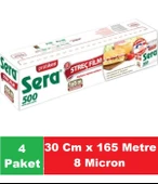 Sera Streç Film 30 Cm x 165 Mt 8 Micron x 4 Paket thumbnail 1