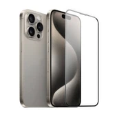Logis İphone 16 Pro Max Tam Kaplayan 5d Antistatik Ekran Koruyucu Cam - 1