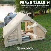 Şişme Çadır - Baca Çıkışlı - Madfox - Bigless Glamping Cotton Inflatable - 6