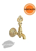 Wuvera Nostaljik Osmanlı Musluğu – %100 Pirinç Gövde, Krom Kaplama & Pirinç Salmastra | Hamam, Kurna ve Sauna Uyumlu - 3