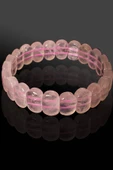Sertifikalı Rolex Model AAA+ Kalite Gerçek Pembe Kuvars Taşı Bileklik - 2