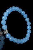 Sertifikalı Mavi Akik Taşı Bileklik - Gümüş Aparatlı thumbnail 2