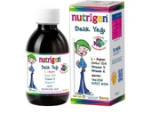 NUTRİGEN BALIK YAĞI, L-ARJİNİN, ÇİNKO, VİTAMİN D, VİTAMİN K İÇEREN TAKVİYE EDİCİ GIDA 200ML ŞİŞE - 1