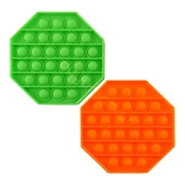 Sekizgen Tek Renk Pop Push İt Anti Stres Baloncukları Bubble Fidget - 1