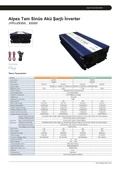 3000 Watt 24 Volt Ups (Şebeke Şarjlı) Tam Sinüs İnverter - 5