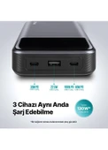 Ttec 2BB218 ReCharger Pro LCD 20.000mAh PD 130W Taşınabilir Hızlı Şarj Aleti Powerbank - 3
