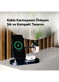 Ttec AirCharger Quattro M MagSafe Uyumlu LEDli Kablosuz Hızlı Şarj Standı - 4