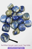 Sertifikalı Lapis Lazuli Taşı Doğal Taş Kütle Parça - 1