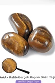 Sertifikalı Gerçek Kaplan Gözü Taşı Doğal Taş Kütle thumbnail 1