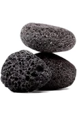 Sertifikalı Doğal Volkanik Lav Taşı Kütle – Tamburlanmış 30-35 mm Enerji ve Koku Taşı thumbnail 2