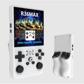 Ozmik R36 Max Oyun konsolu 4 inç ekran 64G PSP Retro klasik taşınabilir Beyaz - 1