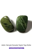 Sertifikalı Tamburlanmış Doğal Jade Yeşim Taşı Kütle thumbnail 2