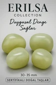 Sertifikalı Doğal Yeşim Taşı Kütle 30-35 mm – Duygusal Denge, Huzur ve Şifa Taşı thumbnail 1