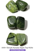 Sertifikalı Tamburlanmış Doğal Jade Yeşim Taşı Kütle thumbnail 1