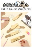 Kalem Zımparası 5 Adet Eskiz Zımpara Kağıdı Füzen Kömür Kalem Karakalem Kalemtraş Kömür Bileme İnce Dişli Çizim Zımpara - 3