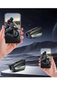 Bt16 Motosiklet Kask Bluetooth Kulaklık 2000 Mah Batarya 1080p Hd Kamera Intercom Kulaklık Su Geçirmez - 4