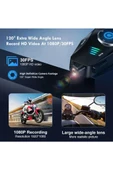 Q28 Motosiklet Kask Bluetooth Kulaklık 1080p Kamera Interkom Kulaklık Su Geçirmez Intercom - 4