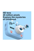 Hello Çocuk Dijital Fotoğraf Makinası 20 Mp Video Kaydedici 2.0 İnç Çift Kameralı Ks-102 - 3