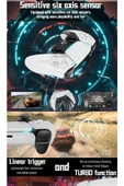P4 Plus Bluetooth Titreşimli Ps4/ps5 Uyumlu Pc Telefon Joystick Kablosuz Oyun Kolu - 5