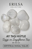 Sertifikalı Ay Taşı Kütle – Sezgi ve Zayıflama Taşı 30-35 mm thumbnail 1