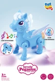 Işıklı Sesli Pilli Yürüyen Unicorn Pony AT - 2