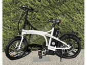 RKS DS10 Pro Alfa Romeo R-1 Katlanabilir İnce Teker Elektrikli Bisiklet (Beyaz) - 1