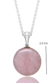 Sertifikalı 1. Kalite Kunzit Taşı Kolye – Şefkat ve Denge thumbnail 2
