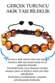 Sertifikalı Turuncu Akik Taşı Bileklik - 1.kalite thumbnail 1