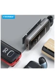 F580 Dijital Göstergeli Makaralı Titreşimli Bluetooth Kulaklık Gold - 3